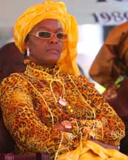 Grace Mugabe, Wife of President of Zimbabwe
