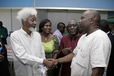 Poet Chidi Anthony Opara With Wole Soyinka And Others
