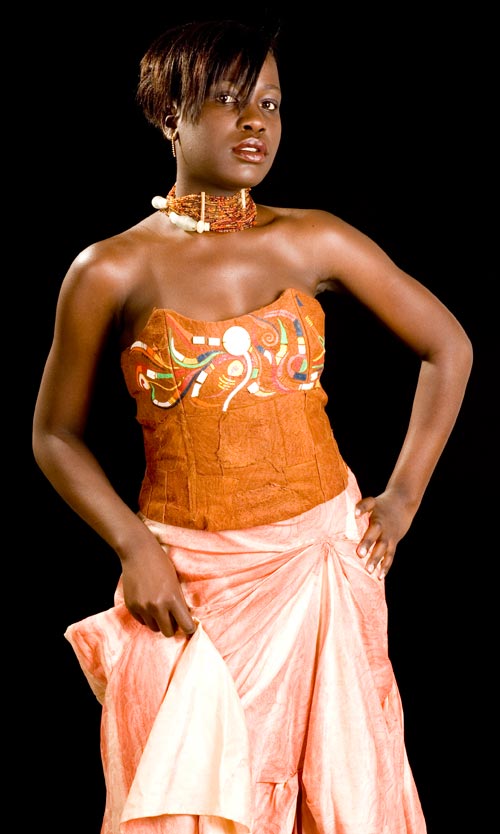 The designs from House of Agano in Kenya featuring the top fashion female designer, Patricia Lulu Mbela. The show will be in January 2009 at Africa House in Endicott.