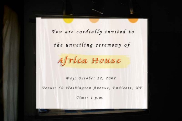 Africa House grand opening and ribbon cutting ceremony