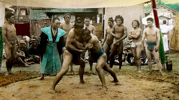 A Black Japanese Sumo Wrestler