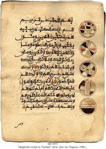 Hausa Koran (Maghrei Script)