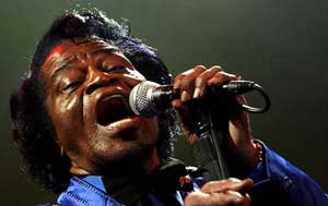 James Brown on Stage