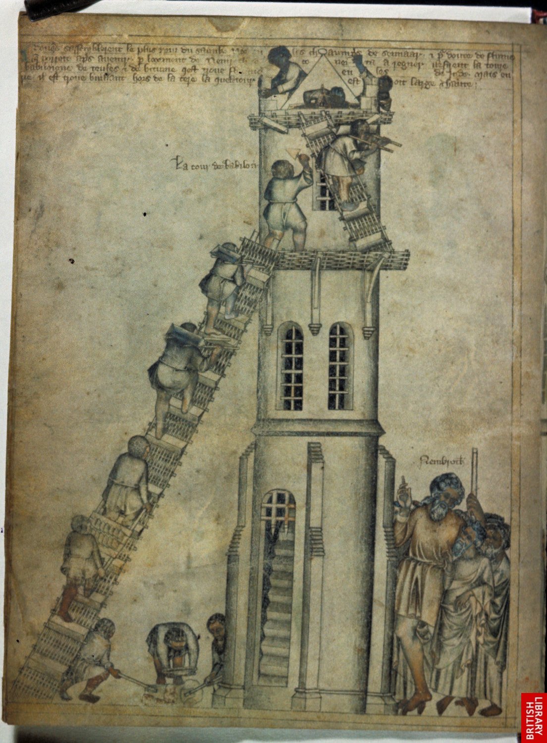 Tower of Babel A Picture Book from 1360 AD Rasta Livewire
